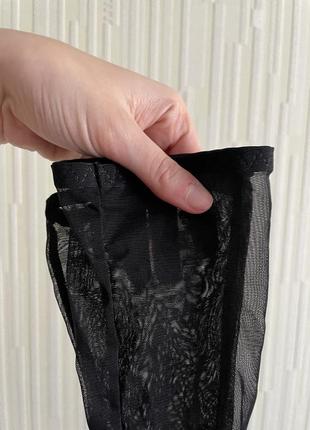 Мега сексуальные полупрозрачные перчатки из нежной сеточки под платье/фотосессию/образ/корпоратив/косплей🖤7 фото