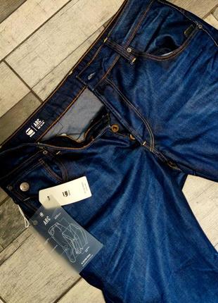 Чоловічі сині модні джинси g-star raw arc 3d relaxed trapted розмір 33/323 фото