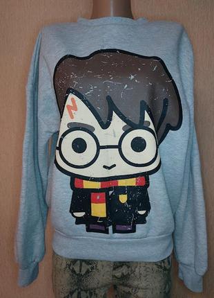 Стильная теплая женская кофта, свитшот, толстовка harry potter primark3 фото