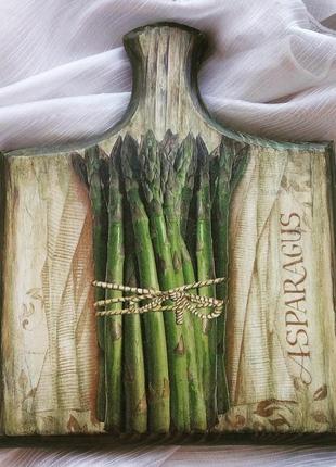 Доска для подачи и сервировки "asparagus"