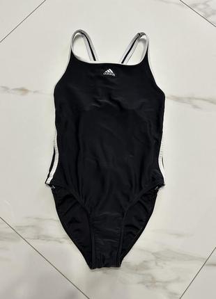 Черный спортивный купальник adidas на 13-14-15 лет1 фото