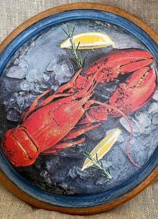 Доска для нарезки, подачи и сервировки "ukrainian lobster"