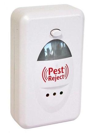 Ультразвуковий відлякувач гризунів мишей щурів та тарганів pest reject hk 02 az-673 від мережі