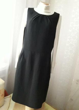 Платье сарафан на шелковой подкладке с карманами и вытачками от laura clement1 фото