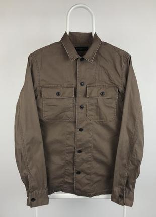 Рубашка овершорт all saints fearnot ls shirt1 фото