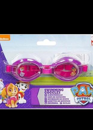 Дитячі окуляри для плавання "paw patrol" nickelodeon 20 х 12 х 5 см nickelodeon рожевий-фіолетовий