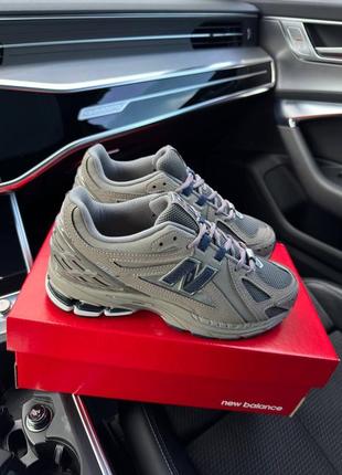 New balance 1906r gray navy3 фото