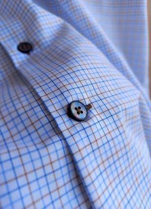 2xl /брендовая немецкая рубашка летняя в принт с коротким рукавом сорочка теніска6 фото