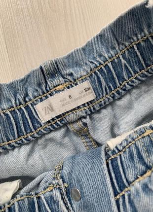 Дитячі джинсові шорти zara для дівчинки/детские джинсовые шорты зара на девочку6 фото