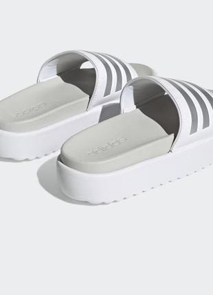 Шлепанцы adidas adilette на платформе, оригинал,   стелька 27,5 см4 фото