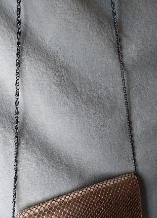 Сумочка клатч металлик