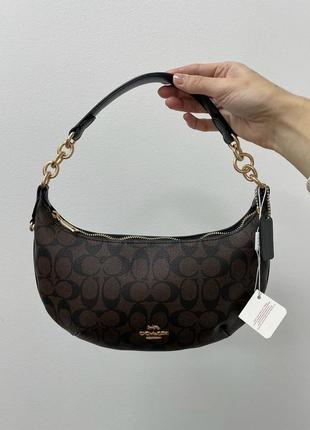 Шикарная сумка хобо в стиле coach