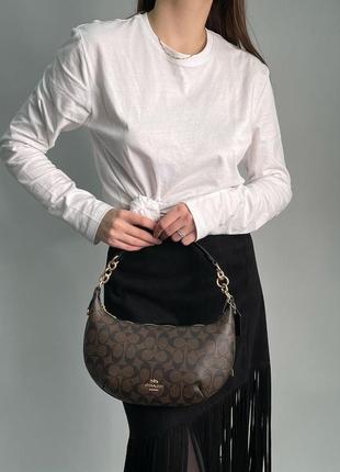 Шикарная сумка хобо в стиле coach