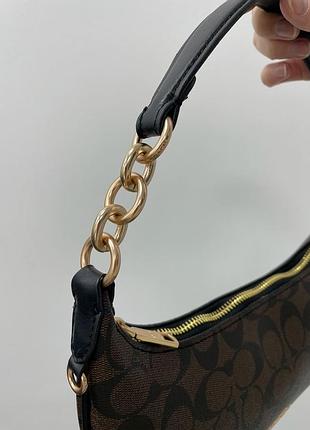 Шикарная сумка хобо в стиле coach