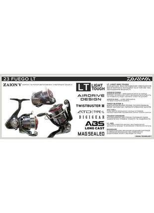 Спиннинговая рыболовная катушка daiwa 23 fuego lt 4000-cp5 фото