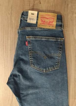 Джинсы levis 506 straight stretch fleх, размер 32х34