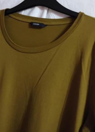 Блуза коттоновая с оборкой george  раз. 50-524 фото
