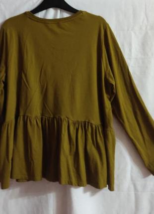 Блуза коттоновая с оборкой george  раз. 50-522 фото