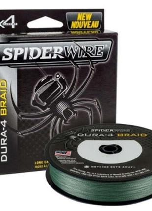 Шнур 4 жильний spiderwire dura 4 moss green esd4g-dura4 300m 0.14mm/11.8kg