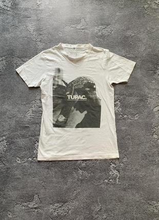 Tupac tee vintage sk8 y2k opium avant garde archive punk