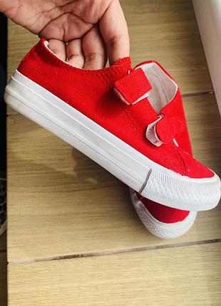 Мокасіни на дівчинку в стилі converse