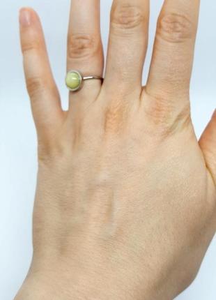 💍💛 миниатюрное кольцо натуральный камень лимонная яшма