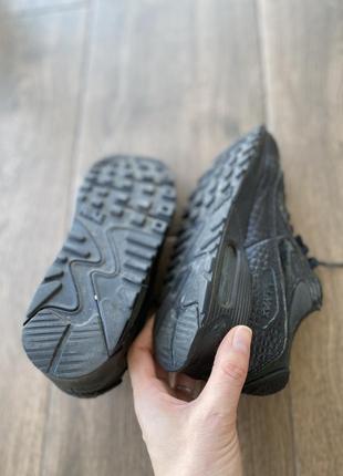 Шкіряні кросівки nike air max 90 prem black reptile w9 фото