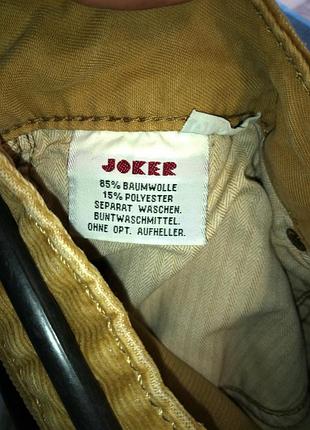 Harlem walker by joker джинсы мужские вельвет оригинал беж размер 31/34