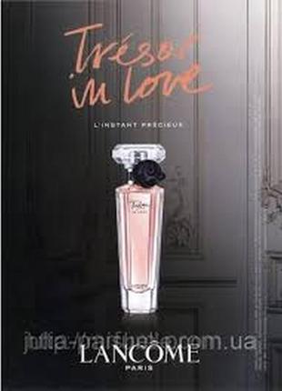 Tresor in love lancome, миниатюра, парфюмированная вода, 5 мл8 фото