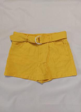 Жіночі шорти з віскози sandro 70s style retro high rise viscose shorts1 фото