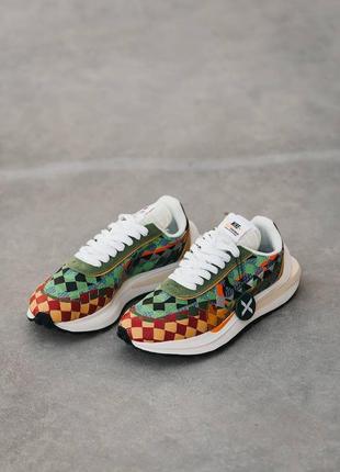 👟nike sacai vaporwaffle x jean paul gaultier3 фото