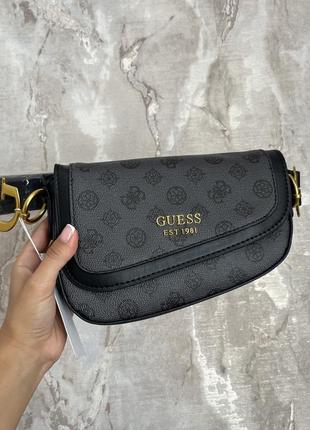 Сумка седло от бренда guess со всеми бирками и лого2 фото