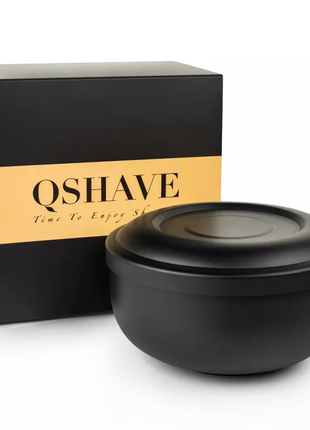 Чаша для взбивания пены для бритья qshave qm 3207 черная