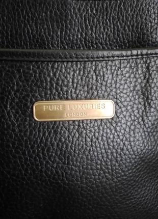 Pure luxuries london genuine leather сумка женская кожанная через плечо5 фото