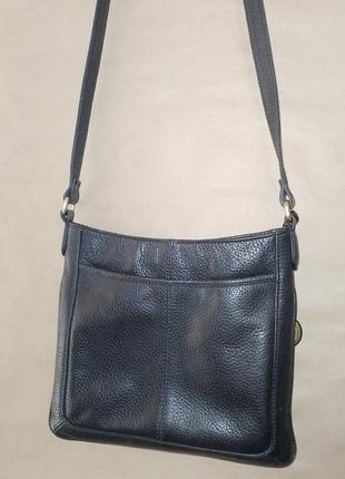 Pure luxuries london genuine leather сумка женская кожанная через плечо7 фото