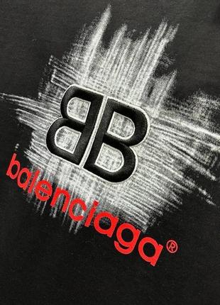 Женская черная футболка balenciaga2 фото