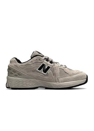 Чоловічі кросівки бежеві з чорним new balance 1906d protection beige black