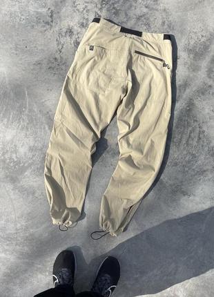Мужские треккинговые войлочные карго брюки на утяжках haglofs gore tex outdoor climatic4 фото
