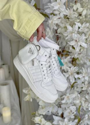 Кросівки prada x adidas forum low re-nylon 🔥🔥🔥2 фото