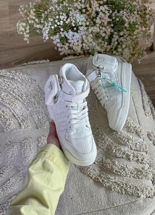 Кросівки prada x adidas forum low re-nylon 🔥🔥🔥5 фото