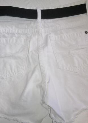 Шорты женские джинсовые белые9 фото