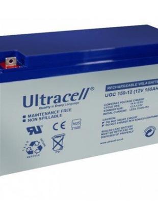 Гелевый аккумулятор 150 ач 12в  ultracell для дома, ибп. акб 150  12v gel гель
