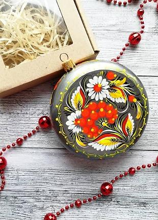 Новорічна ялинкова іграшка, куля