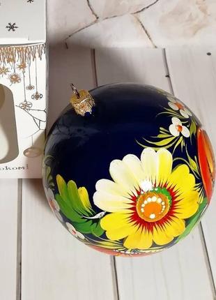 Новорічна ялинкова іграшка, куля