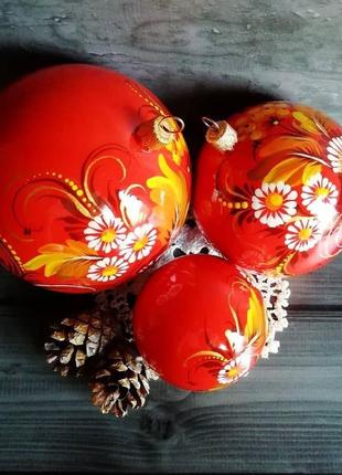 Новогодняя елочная игрушка, шар