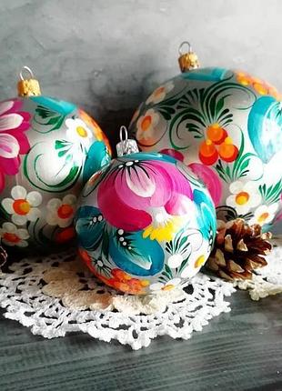 Новогодняя елочная игрушка, шар