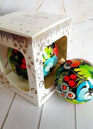 Новогодняя елочная игрушка, шар