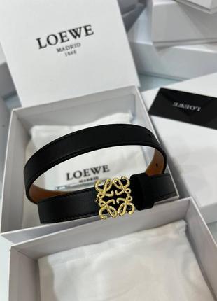 Кожаный ремень в стиле loewe