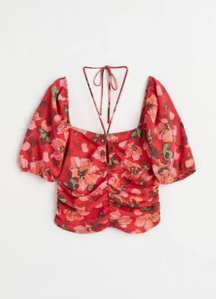 Классный кроп топ, блуза h&m