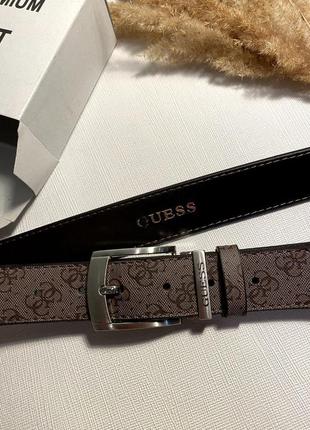 Ремінь в стилі гесс guess ширина 3,5см довжина  до 1,3м вкорочуєтьчя, матеріал натуральна шкіра виробник туреччина, нова модель4 фото